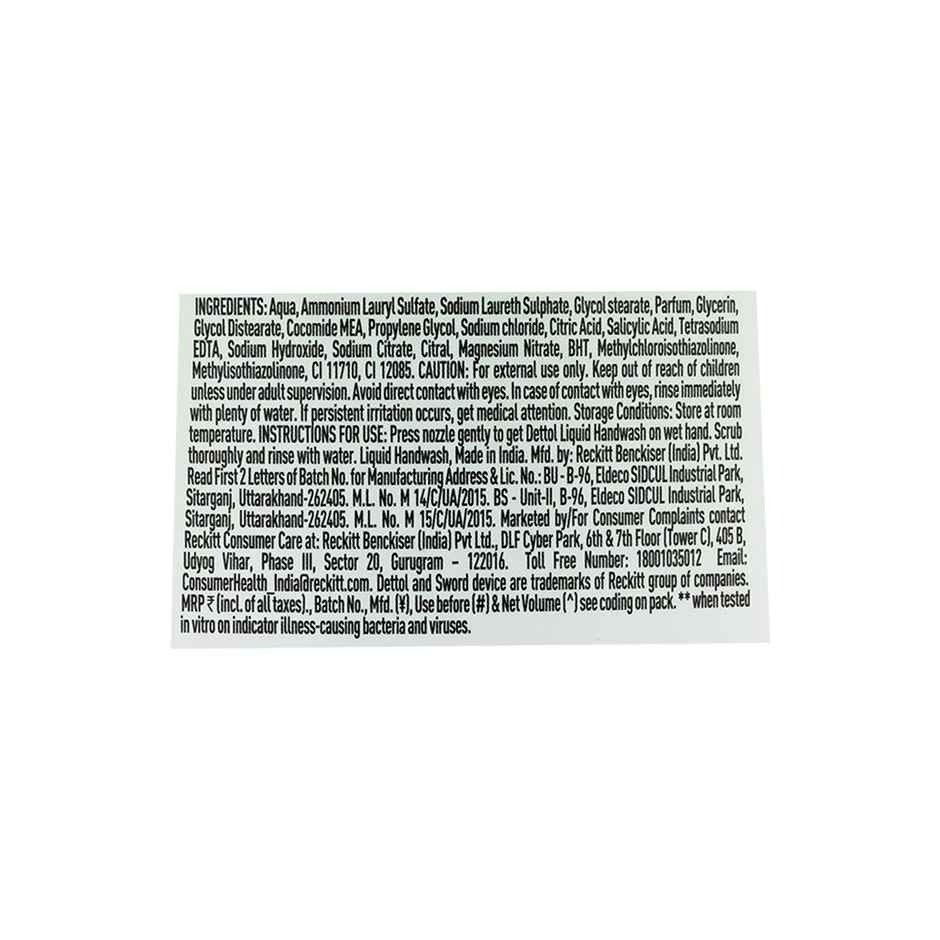 Dettol Original Liquid Hand Wash Pump | 99.99% Germ Protection