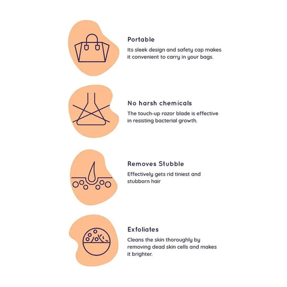 Sanfe Reusable Eyebrow Touch Up Face Razor