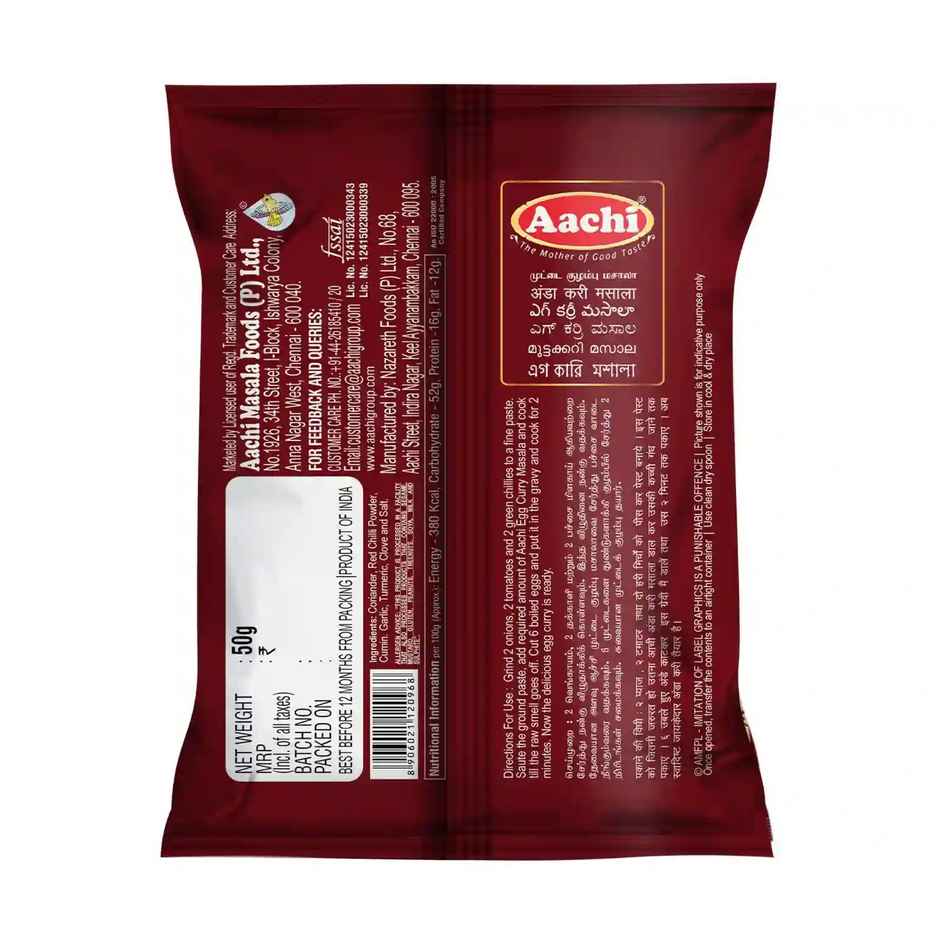 Aachi Masala Egg Curry