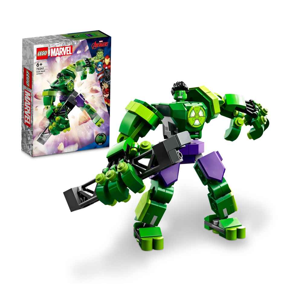 Lego Marvel Hulk Mech Armor Building Toy Set