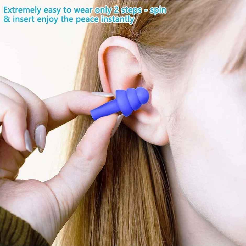 Elan Swimming Silicone Ear Plugs and Nose Clip Set | Comfortable and Secure Waterproof Protection