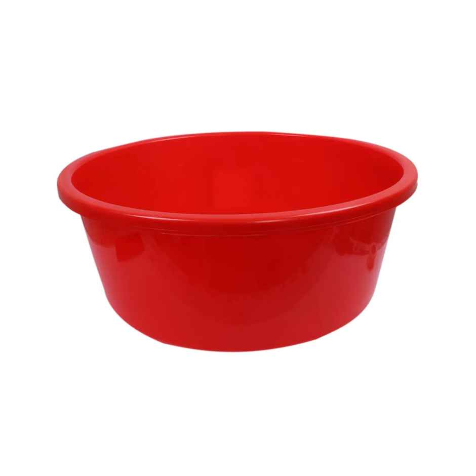 Kuber Industries Unbreakable Multipurpose Bath Tub 40 L (Red) -CTLTC10954 | Plastic