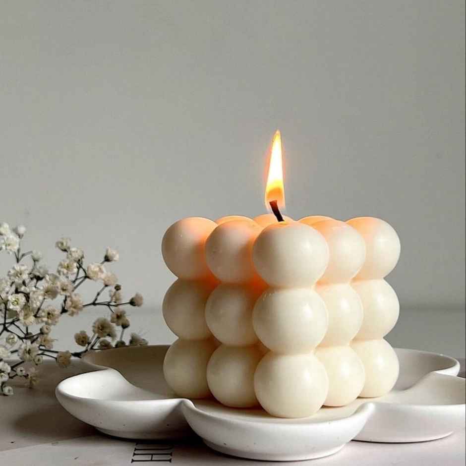 Scented Bubble Candle | Vannila | Samsidhi