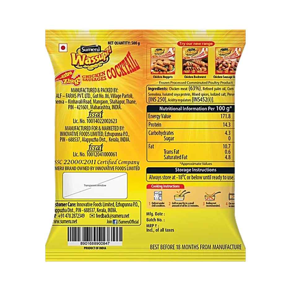 Sumeru Chicken Sausage Cocktail