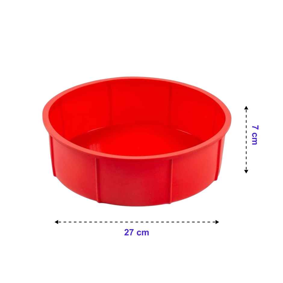 Spine Silicone Cake Mould Round -8''