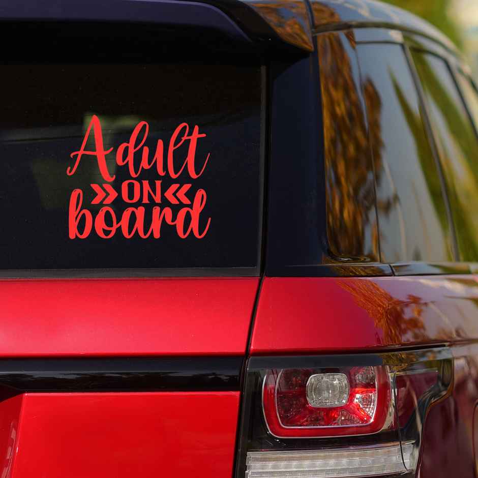 House Of Festivals Automobile Reflective Sticker - 10 x 10 Inches Design 1