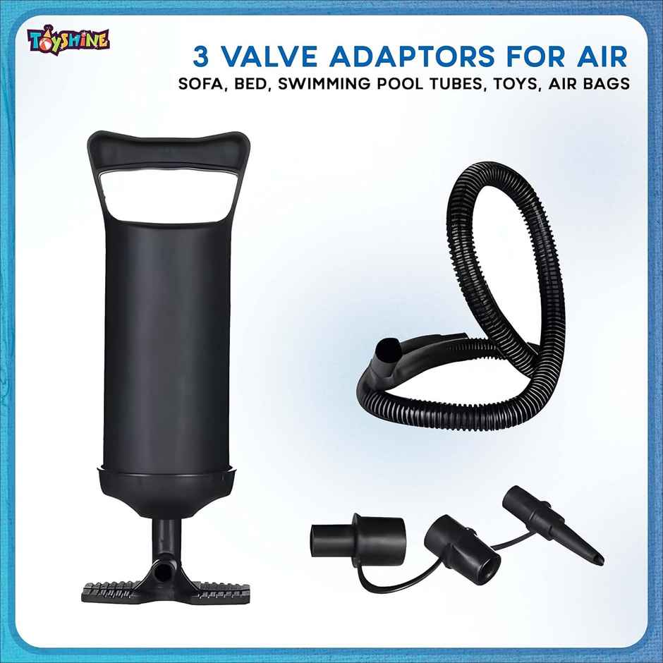 Toyshine 12 Inch Air Inflation Pump for Air Sofa, Bed, Swimming Pool Tubes, Toys, Mattresse