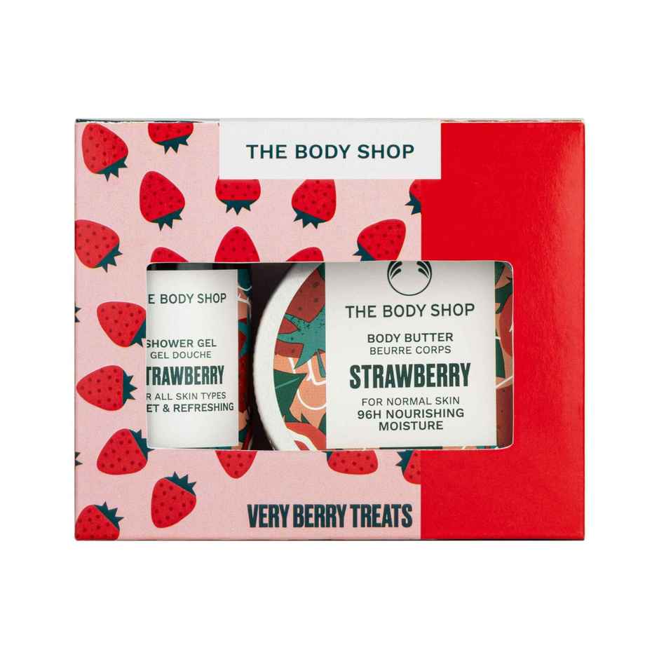 The Body Shop Strawberry Shower Gel And Body Butter Gift Box