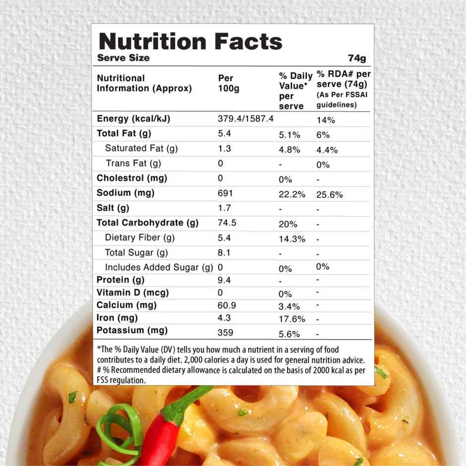 MOM Cheesy Peri Peri Instant Pasta | Quick & Cheesy