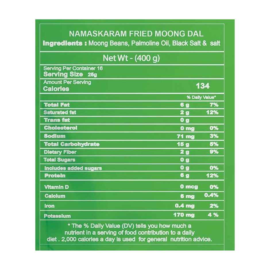 Namaskaram Fried Moong Dal