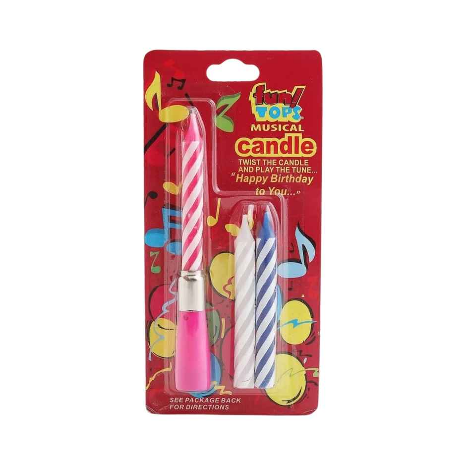Musical Candle with 2 Candles | Celebratory & Fun | Se7en
