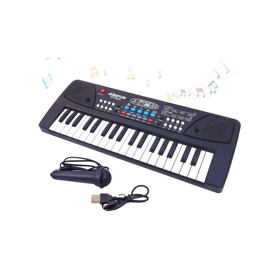 Toyshine 37 Key Piano Keyboard Toy for Kids DC Power Option + Recording + Microphone- New