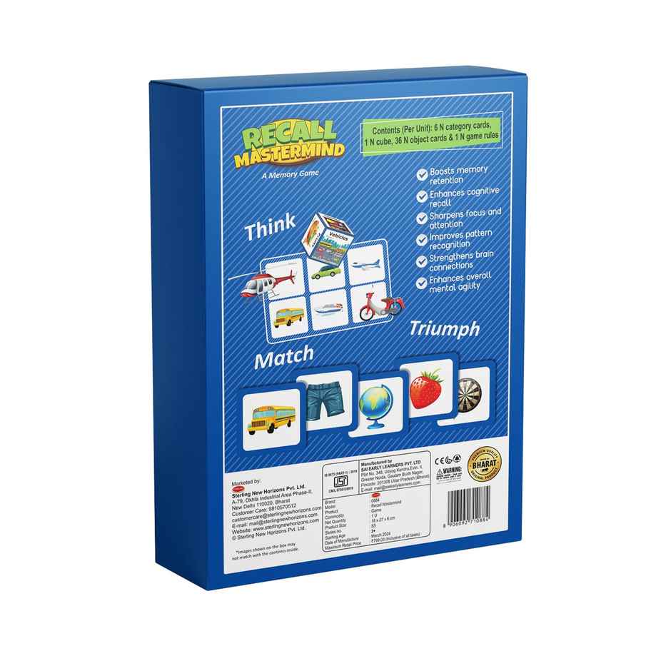 Sterling Board Game Recall Mastermind