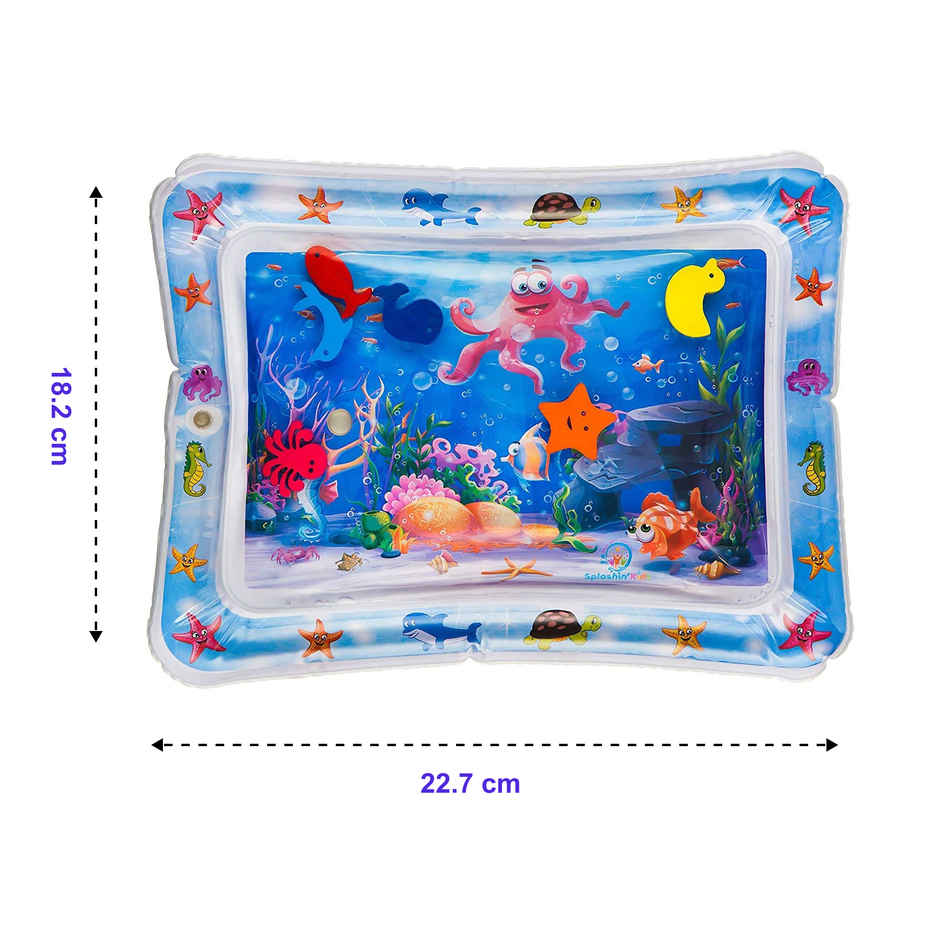 Toyshine Inflatable Water Play Mat for Babies, Multicolor