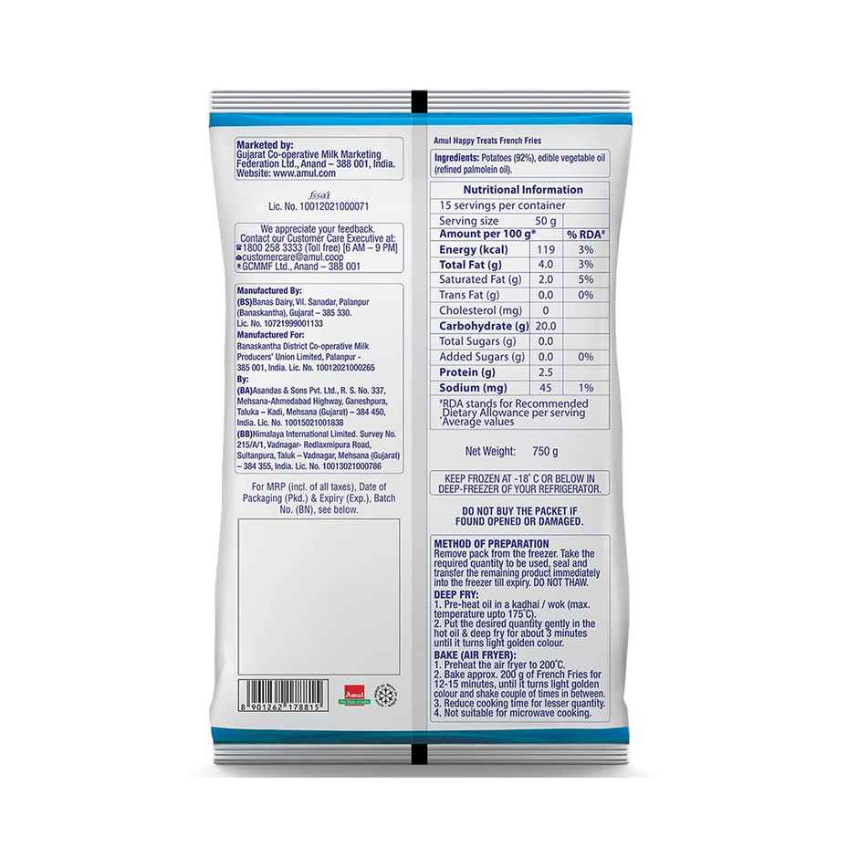 Amul Happy Treats French Fries