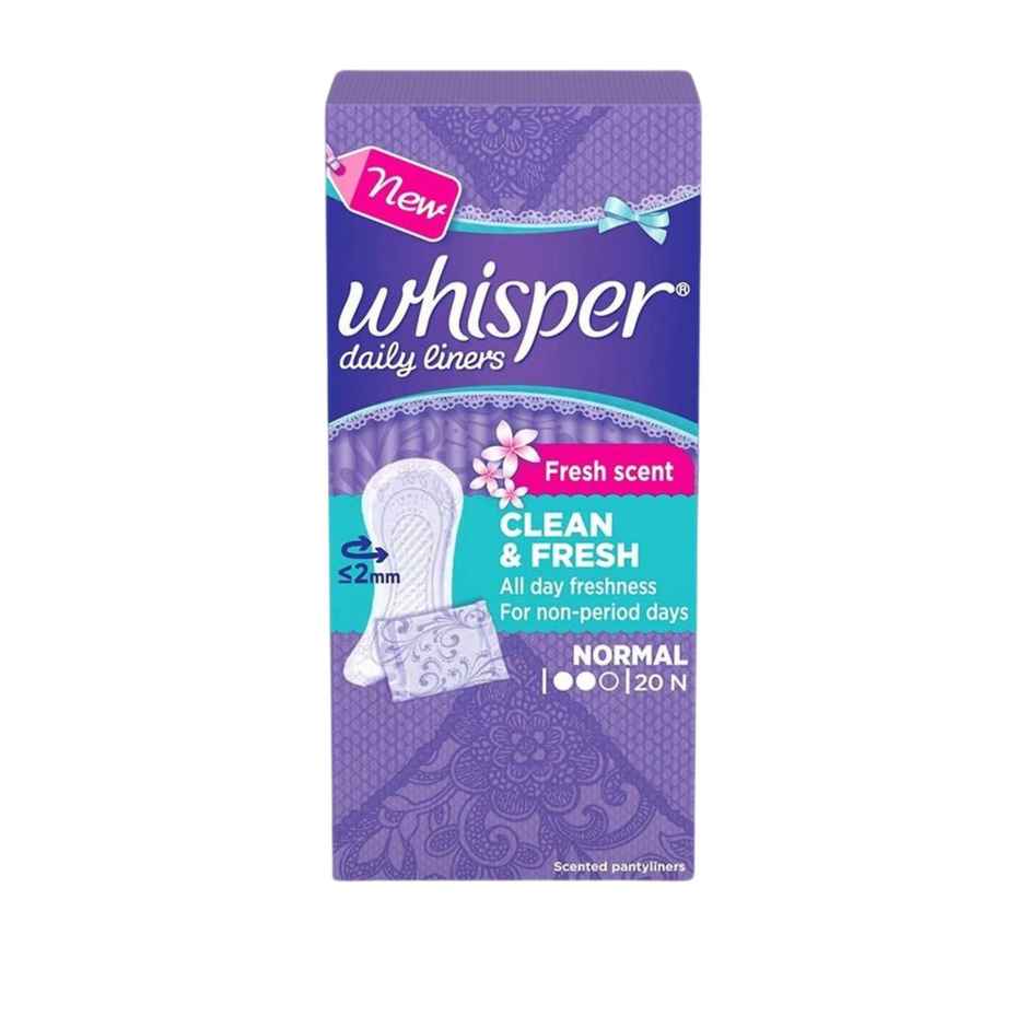 Whisper Daily Liners Clean and Fresh