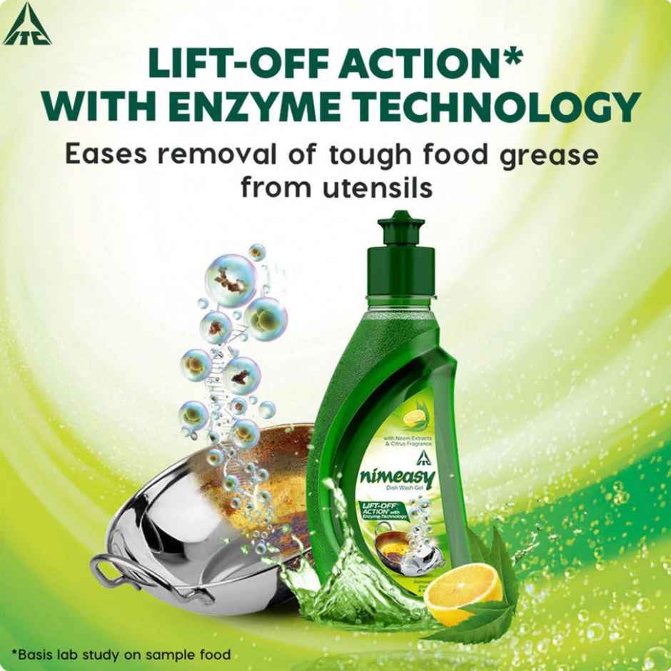 Nimeasy Lift Off Action Enzyme Technology Dishwash Liquid Gel