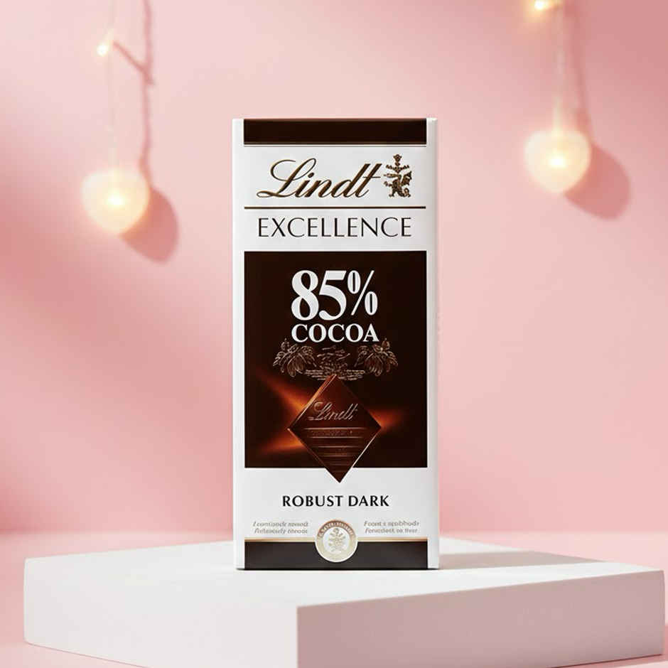 Lindt Excellence 85 % Cocoa Robust Dark Chocolate