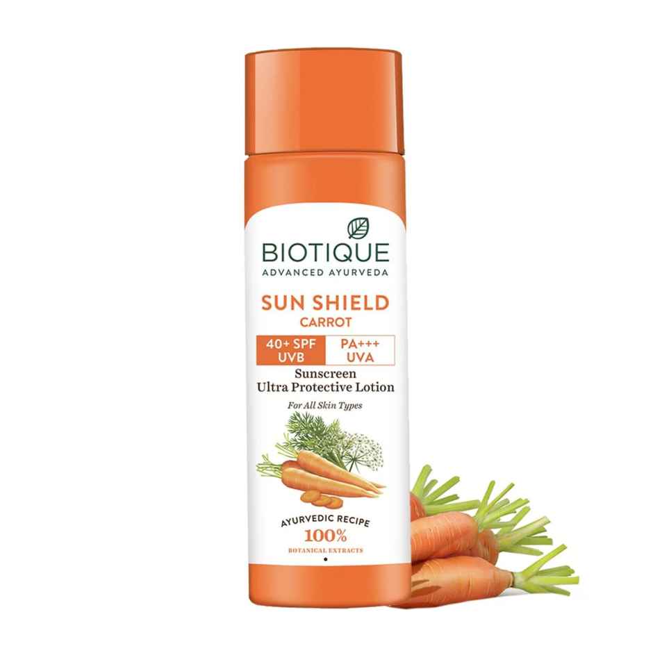 Biotique Sun Shield Sandalwood 50+Spf Sunscreen Lotion