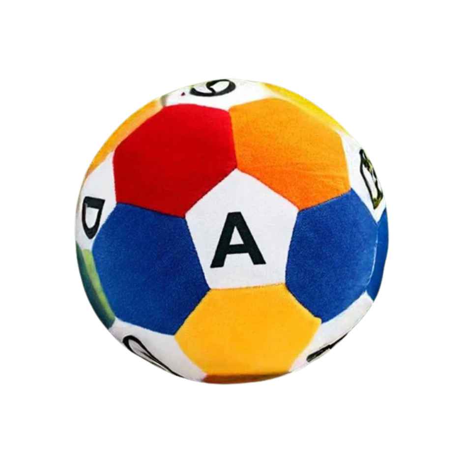 Babique Ball Alphabetic Plush Soft Toy Cute Kids Birthday Animal Baby Boys/Girls (25 cm ABCD)