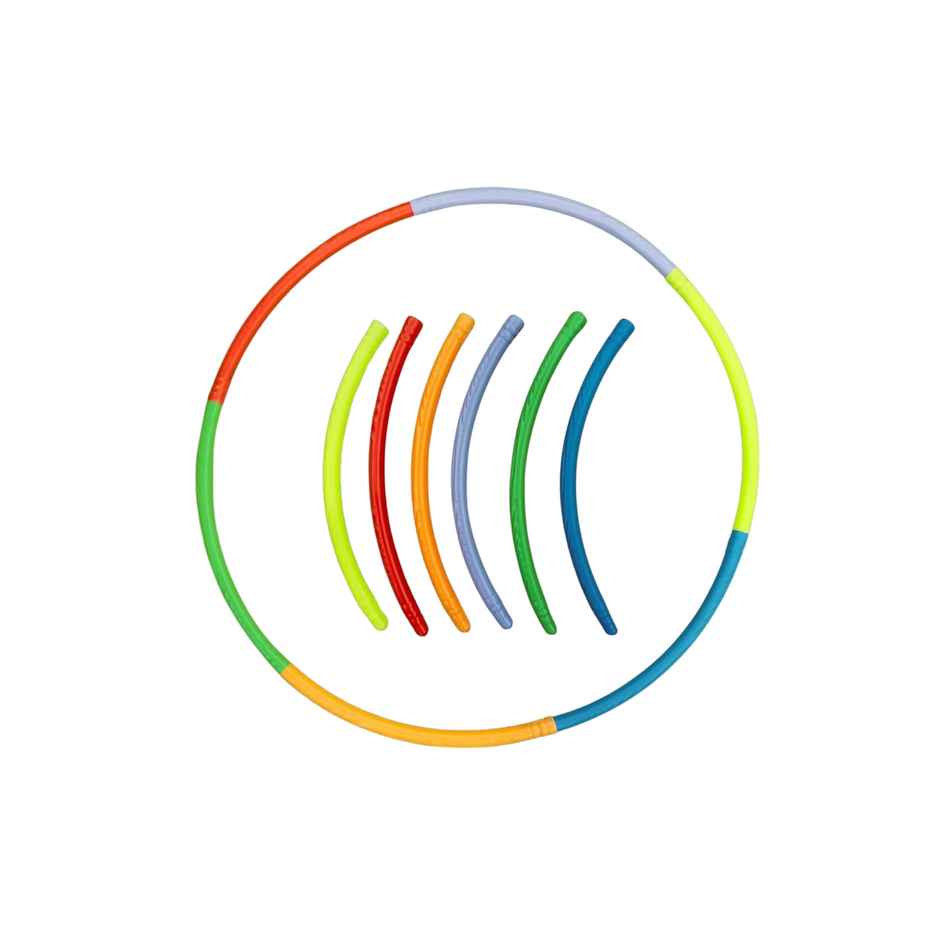 Zike Premium Hula Hoop Collapisble, 6 Pieces
