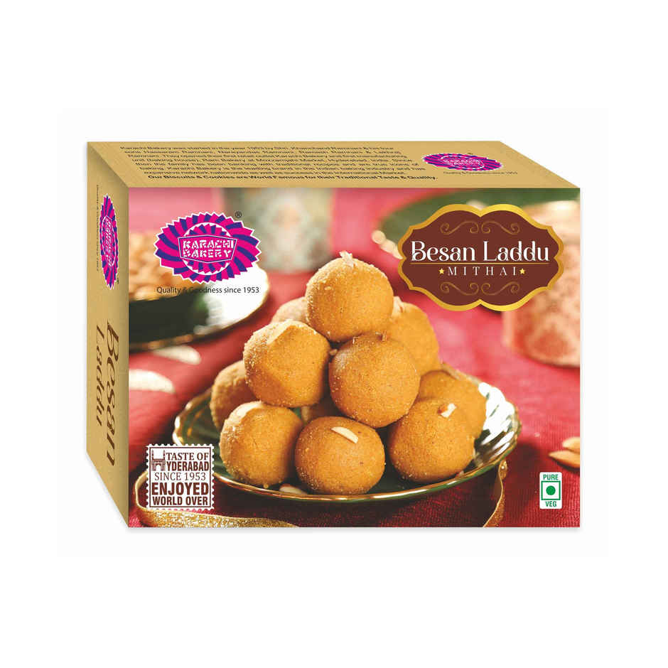 Karachi Bakery Besan Laddu | Sweet & Delicious