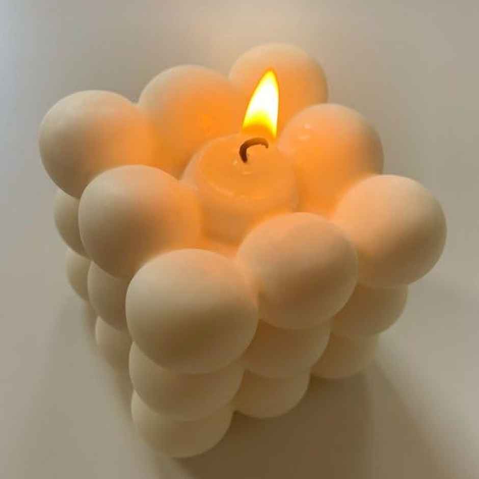 Scented Bubble Candle | Vannila | Samsidhi