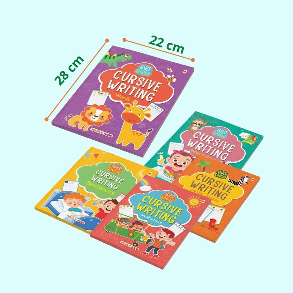 Cursive Writing Books (Set of 5 Books) (Handwriting Practice Books)