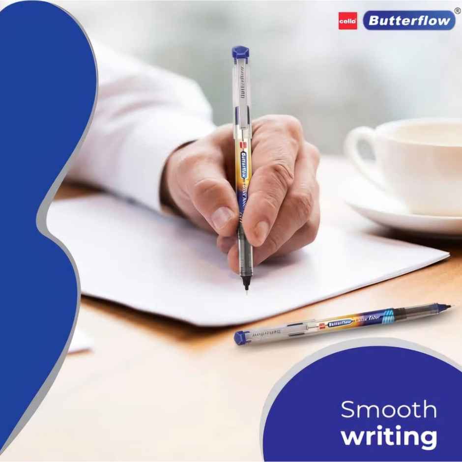 Cello Butterflow Classic Blue Roller Pen