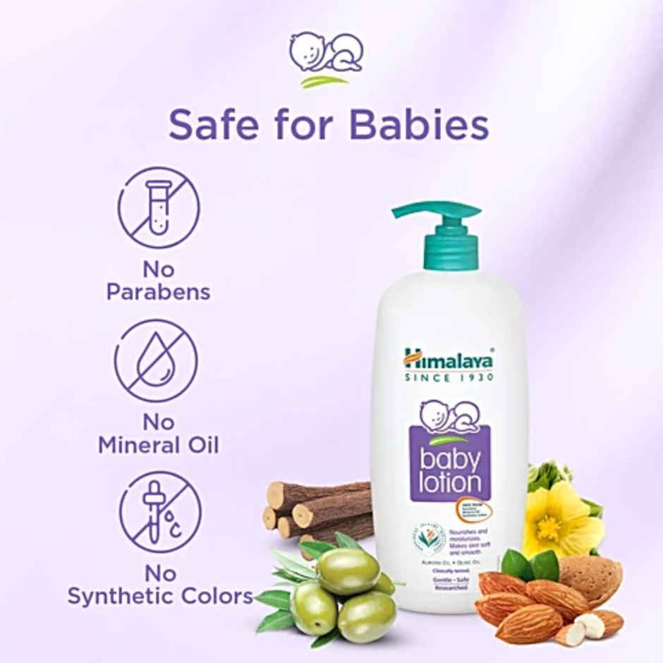 Himalaya Baby Lotion with Almond & Olive Oil Lotion