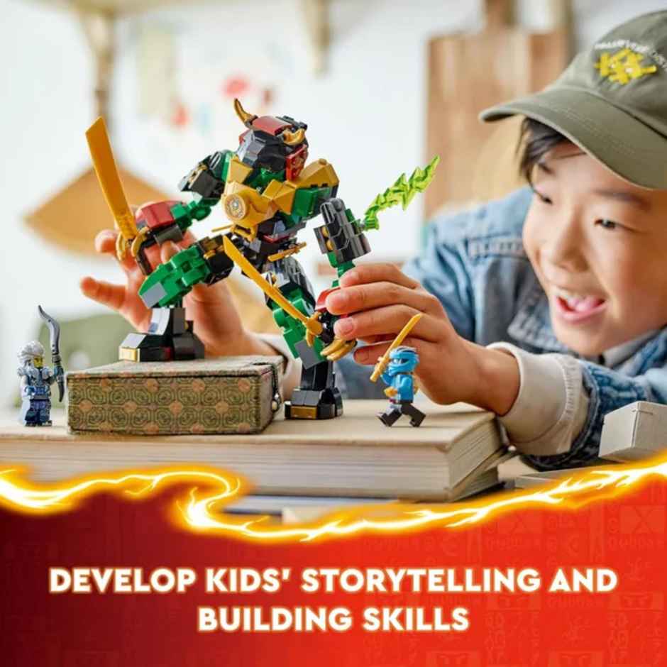 Lego Ninjago Lloyd’s Elemental Power Mech Toy (253 Pieces)