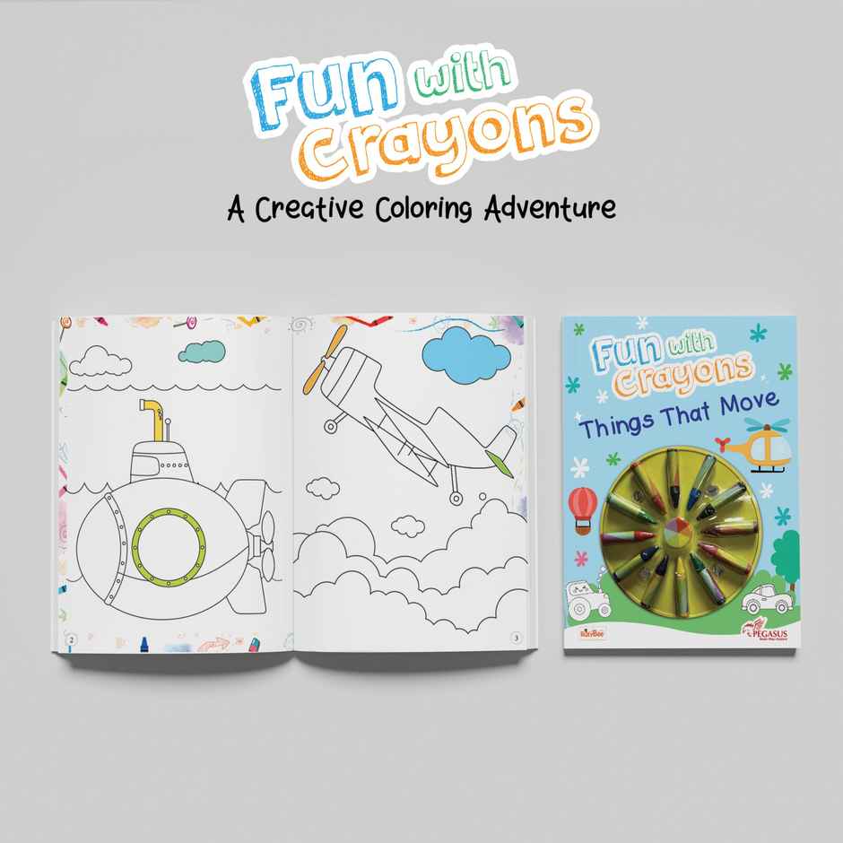 Pegasus Books Fun With Crayons | Things That Move