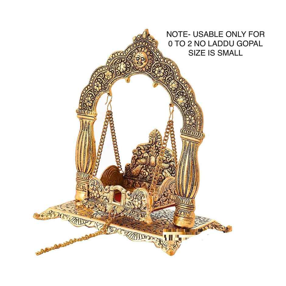 Palna Jhula Surya Mehrab | Gold Polish | Devnidhi