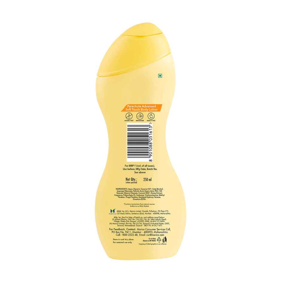 Parachute Advansed Soft Touch Body Lotion With Honey