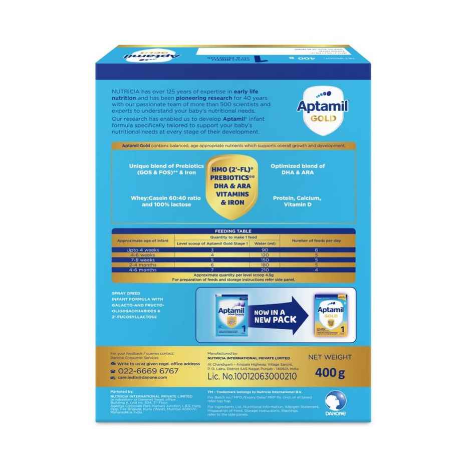 Aptamil Gold Stage 1 | Infant Formula Powder Refill