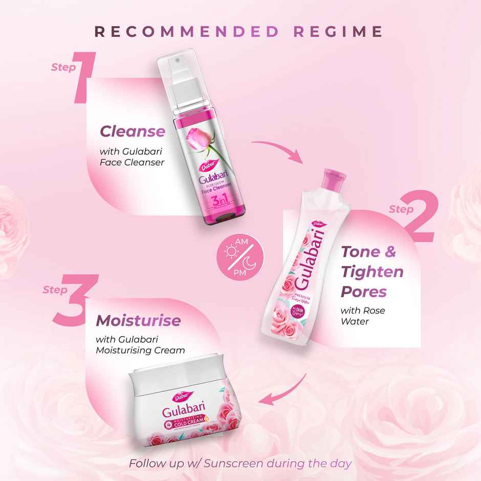 Dabur Gulabari Premium Rose Water (Paraben Free)