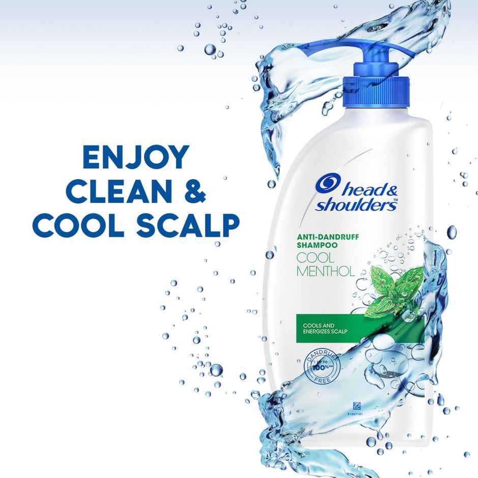 Head & Shoulders Cool Menthol Anti Dandruff Shampoo for Women & Men