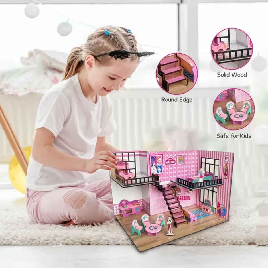 Barbie Malibu Dollhouse with painting colors