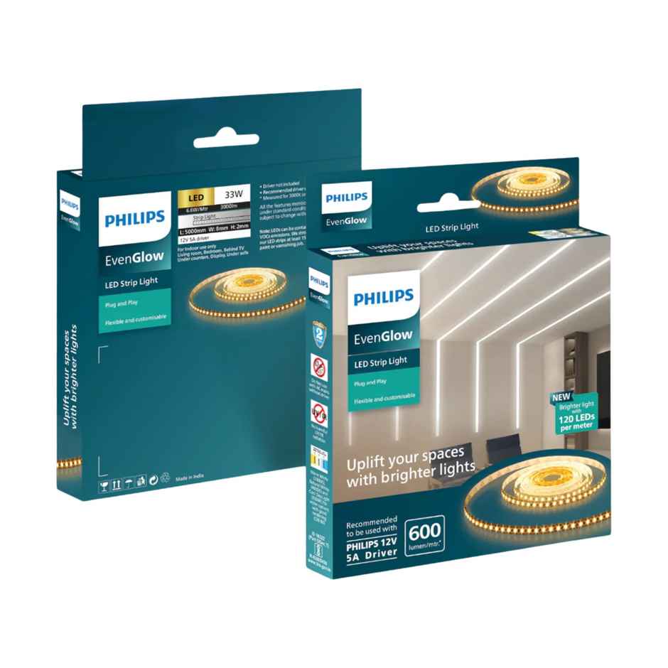 Philips Led Evenglow 120 LEDs/mtr Strip (Warm White)