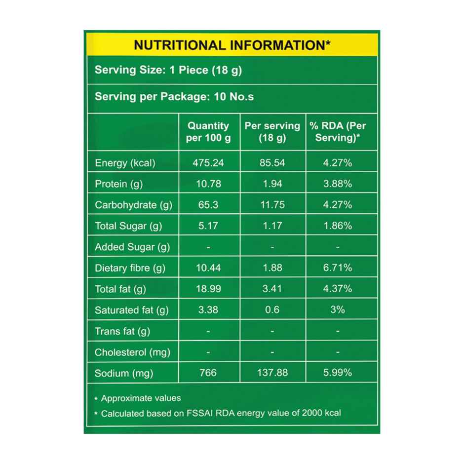 Daadi's Chilly Kothmir Khakhra | Crispy & Spiced Snack