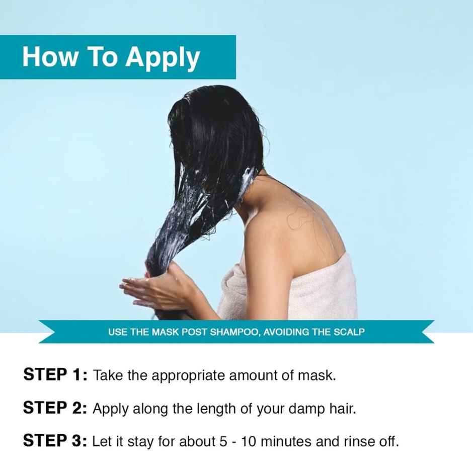 Bare Anatomy Damage Repair Hair Mask Hair Mask For Dry & Frizzy Hair With Coconut Milk Protein