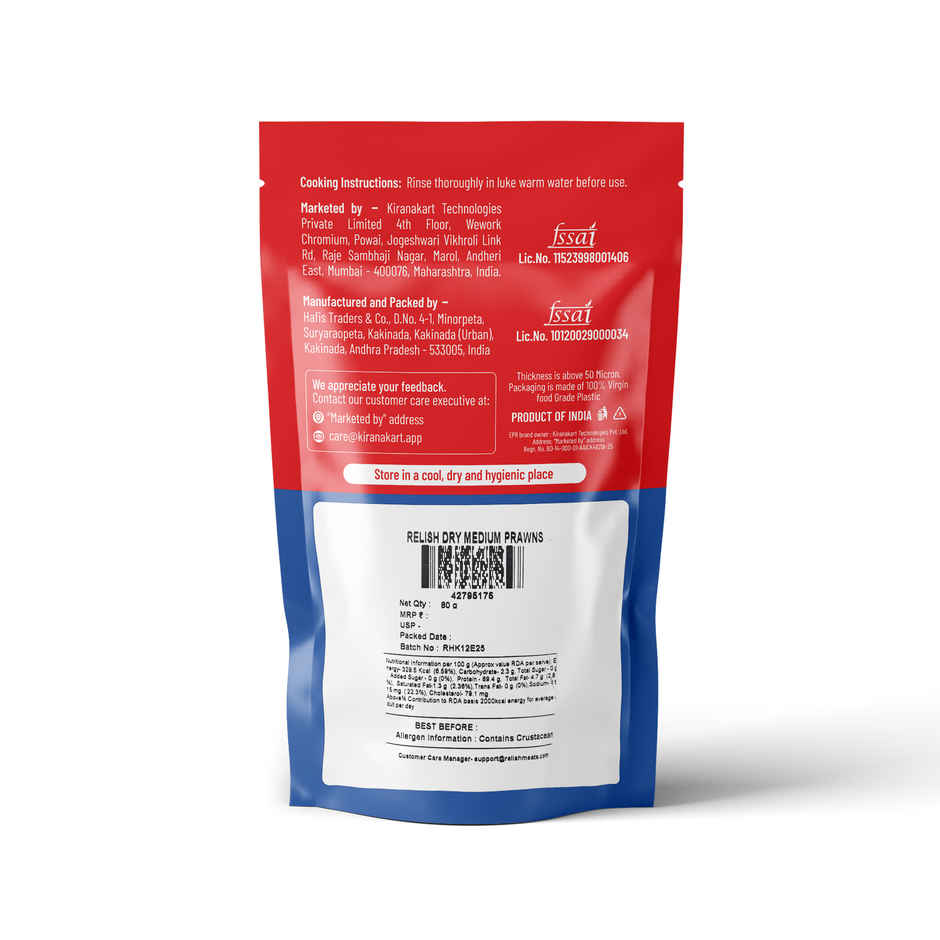 Relish Dry Medium Prawns