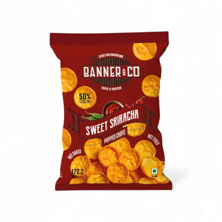 Banner & Co Sweet Sriracha Popped Chips