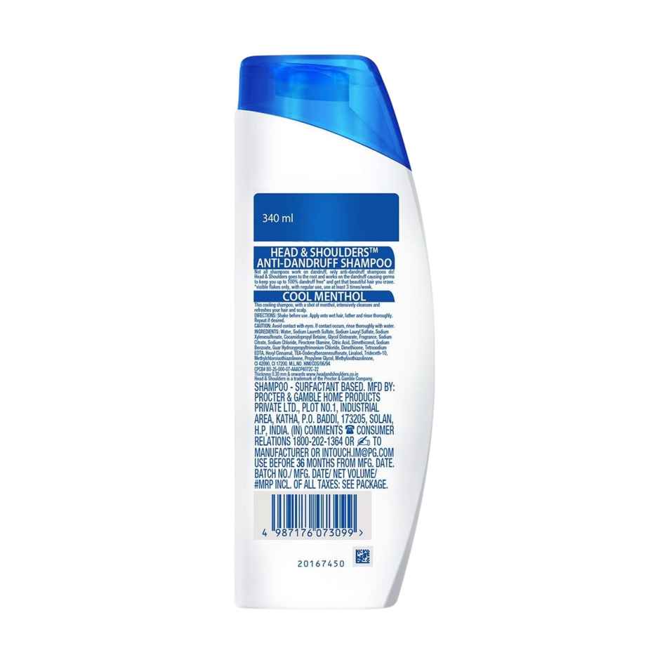 Head & Shoulders Anti Dandruff Shampoo Cool Menthol