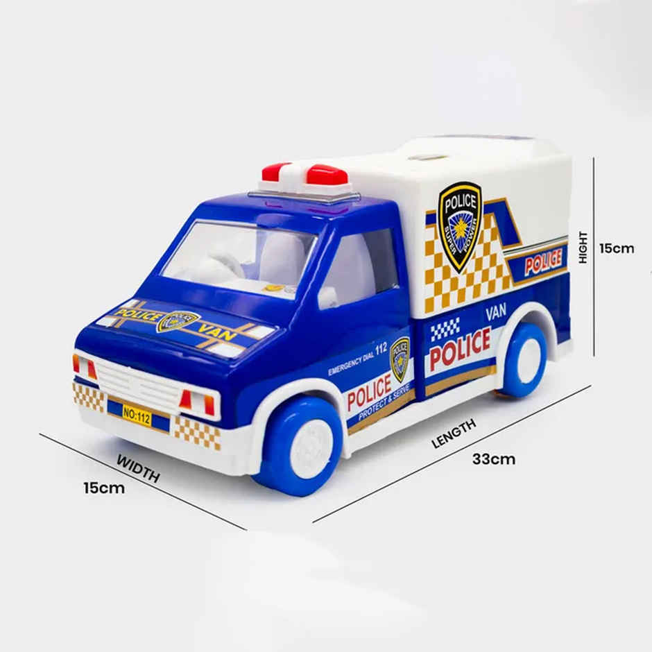 Toybharat Police Van Toy for Kids | Fun Travel Toy and Birthday Surprise | Assorted
