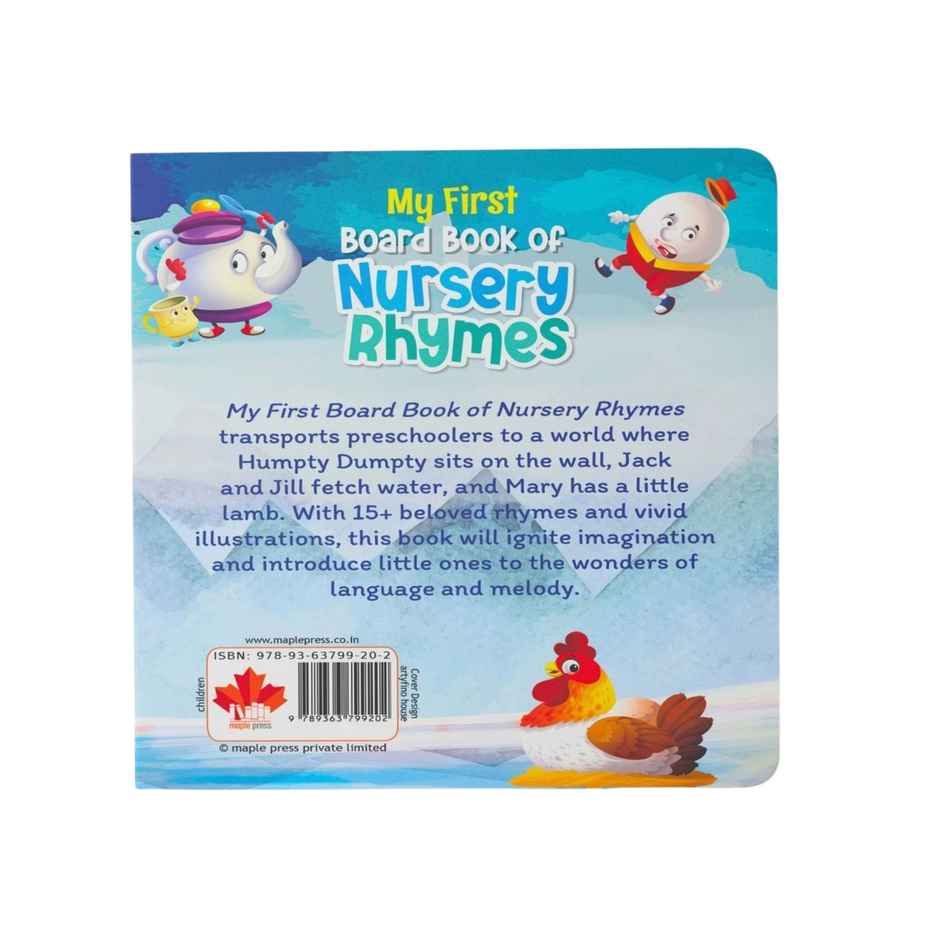 Nursery Rhymes For Kids - Board Book | Johnny Johnny | Hot Cross Buns | Age 0-2