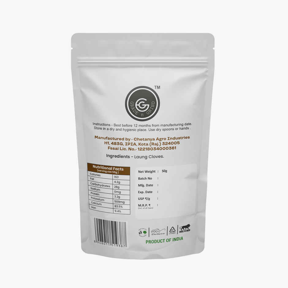 Grade N Grind Laung Whole Cloves