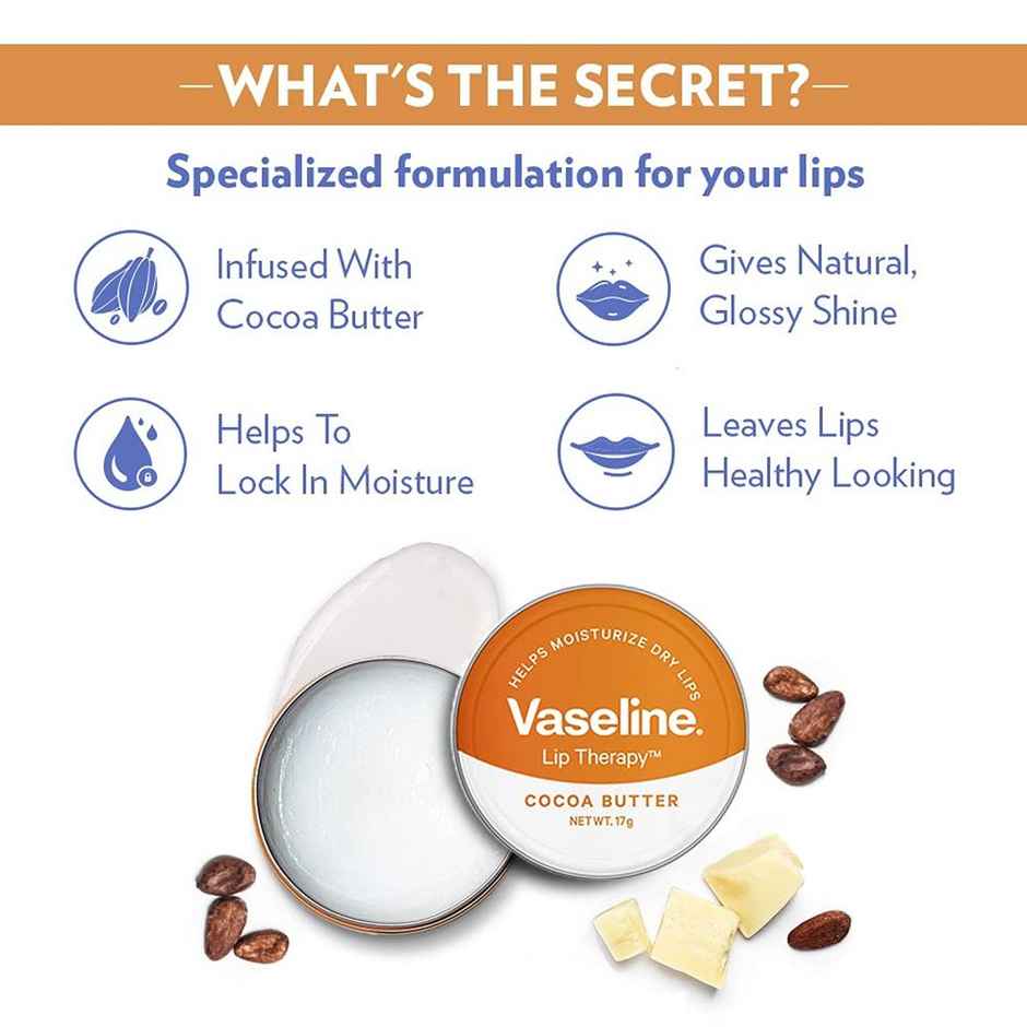 Vaseline Lip Tins Cocoa Butter