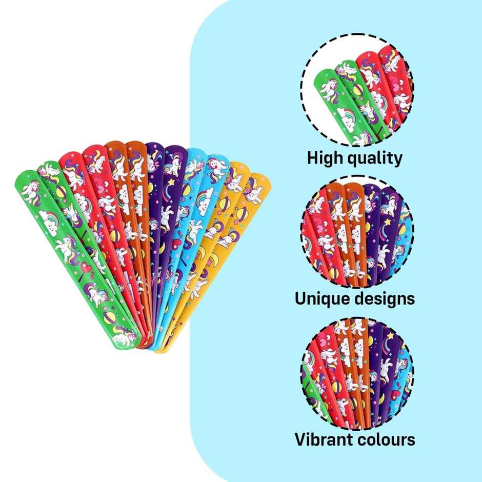Unicorn Theme Slap Bands For Return Gifts By Party Propz | Party Propz