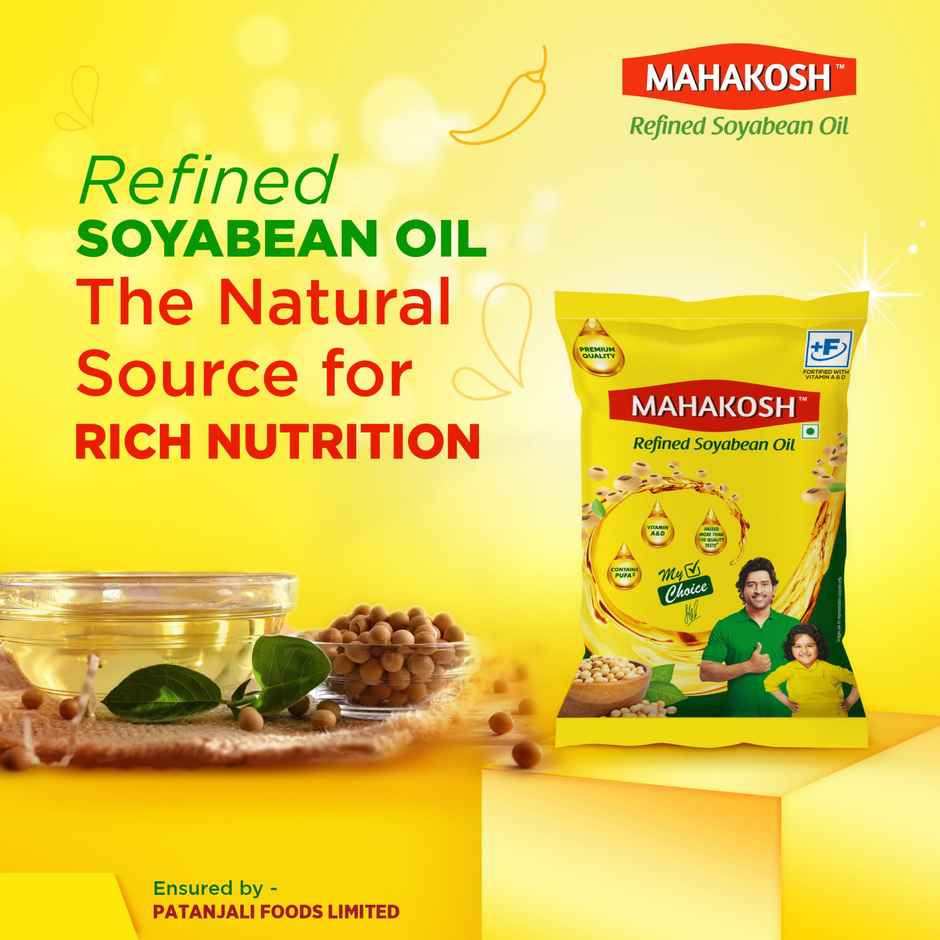 Mahakosh Refined Soyabean Oil | Pouch Combo